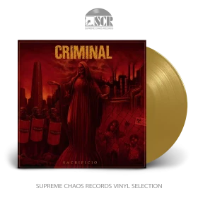 CRIMINAL · Sacrificio | GOLD LP (Thrash Metal Vinyl)