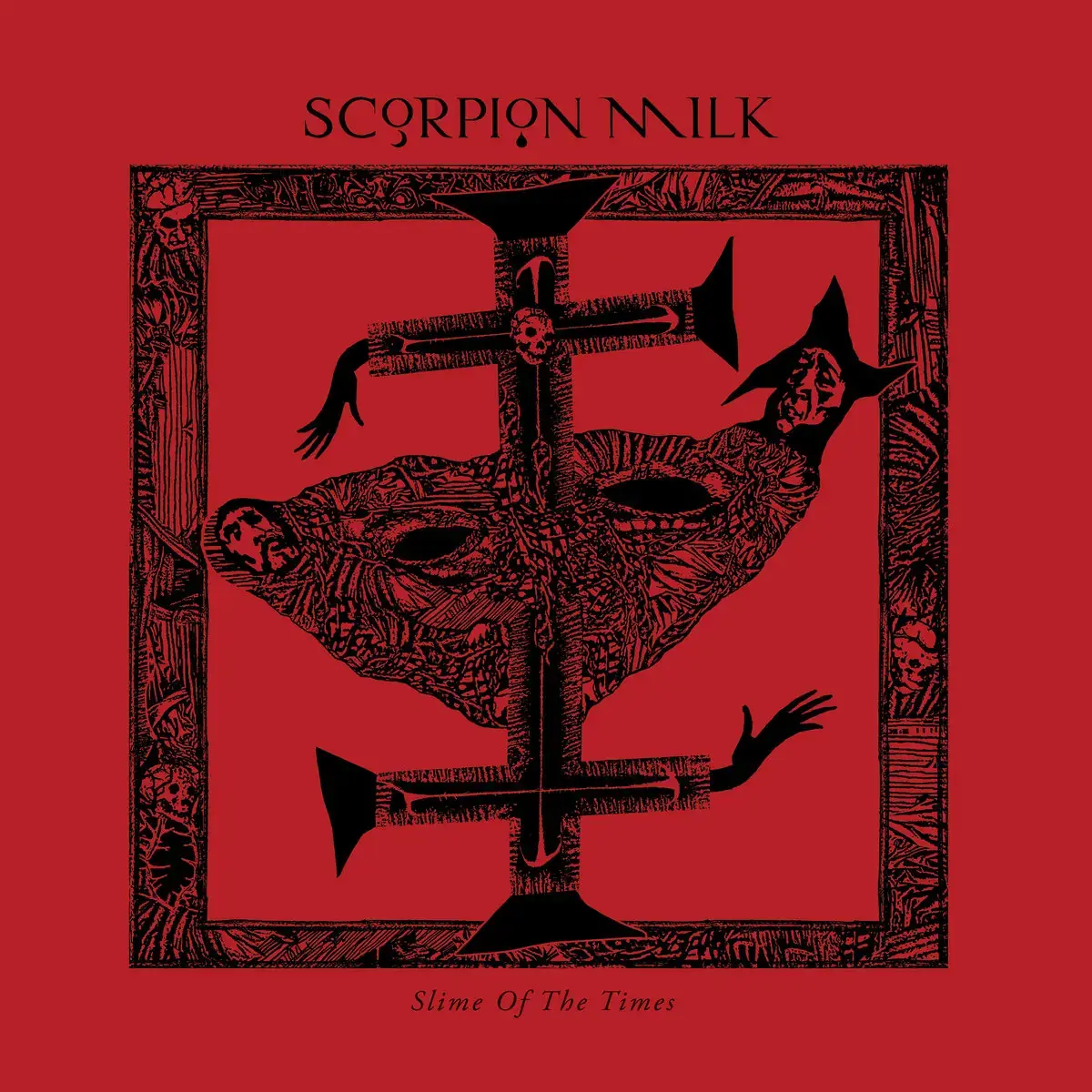 SCORPION MILK · Slime Of The Times | TRANSPARENT RED LP (Post Punk/Hard Rock Vinyl) · Picture 1