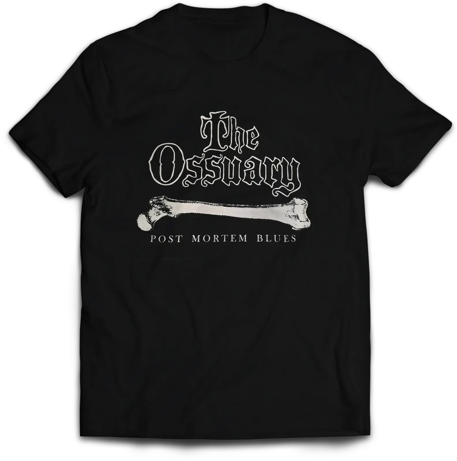 THE OSSUARY · Post Mortem Blues Bones | T-SHIRT (Doom Metal/Heavy Metal/Psychedelic Rock Clothes)
