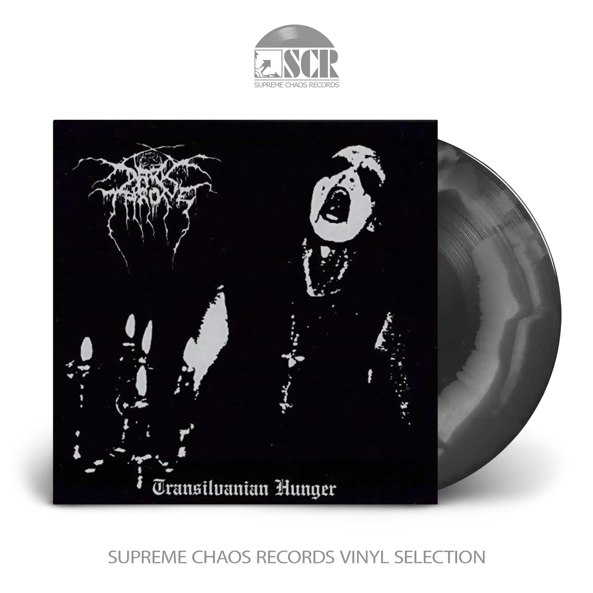 DARKTHRONE - Transilvanian Hunger(30th Anniversary) · WHITE/BLACK CORONA LP (Black Metal Vinyl)