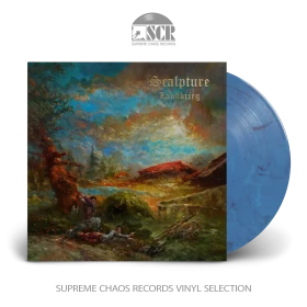 SCALPTURE · Landkrieg | CRYSTAL CLEAR/RED/BLUE MARBLED LP (Death Metal Vinyl)