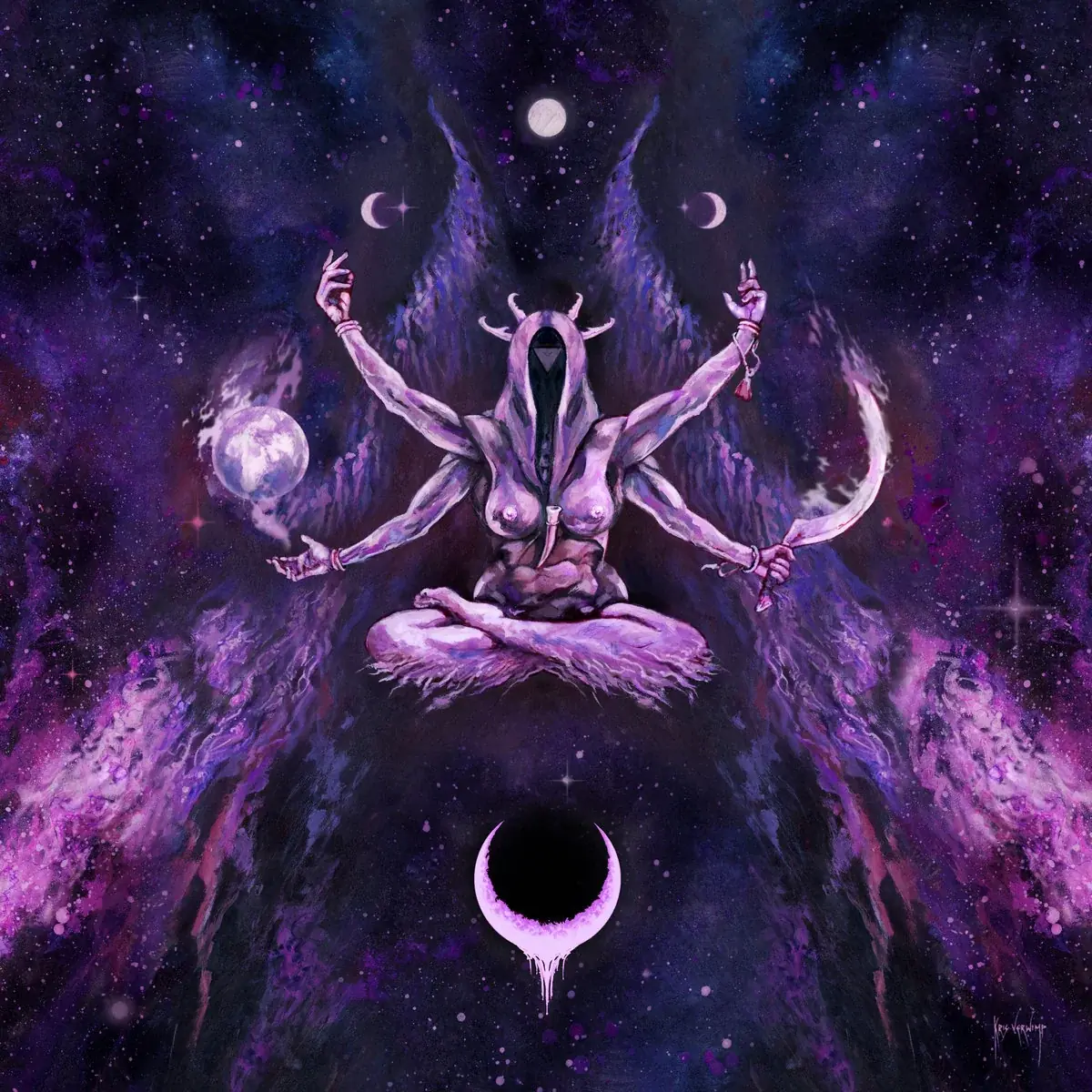 UADA · Crepuscule Natura | SILVER LP (Black Metal Vinyl) · Picture 1