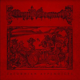 CRYPT SERMON - Saturnian Appendices [TRANSPARENT RED LP] (Doom Metal Vinyl) · Picture 1