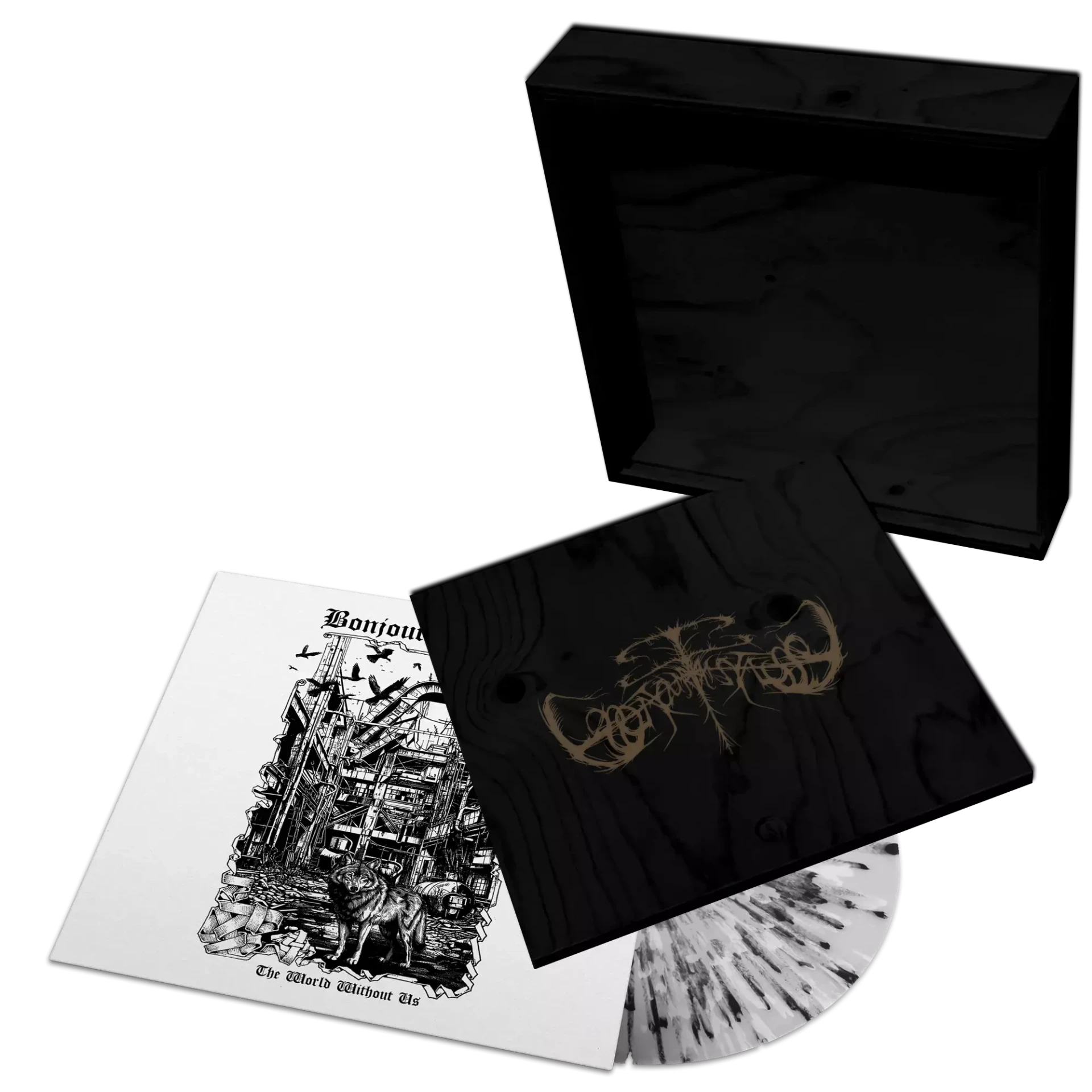 BONJOUR TRISTESSE - The World Without Us · LP WOODEN BOX