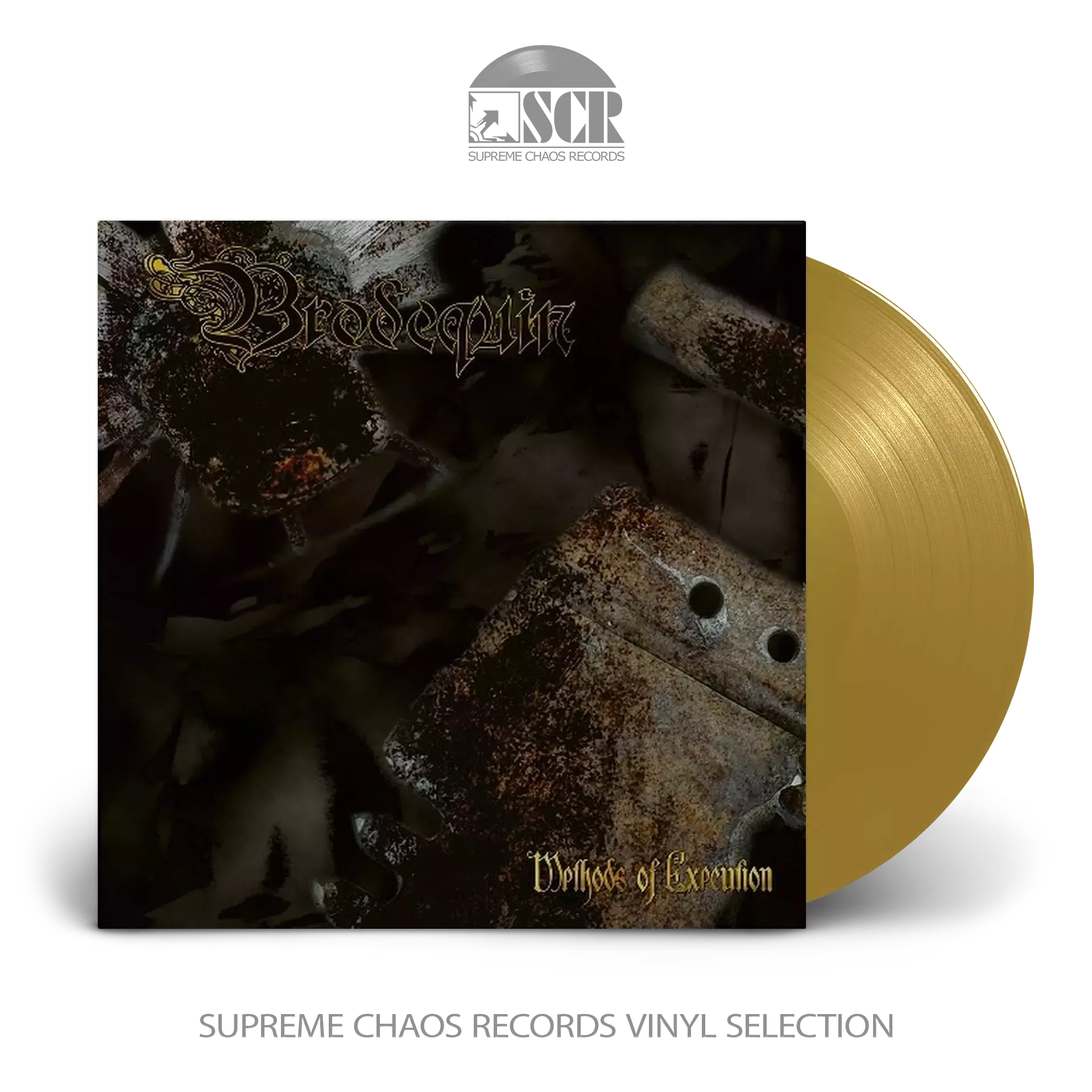 BRODEQUIN · Methods Of Execution | GOLD LP (Death Metal/Grindcore Vinyl)