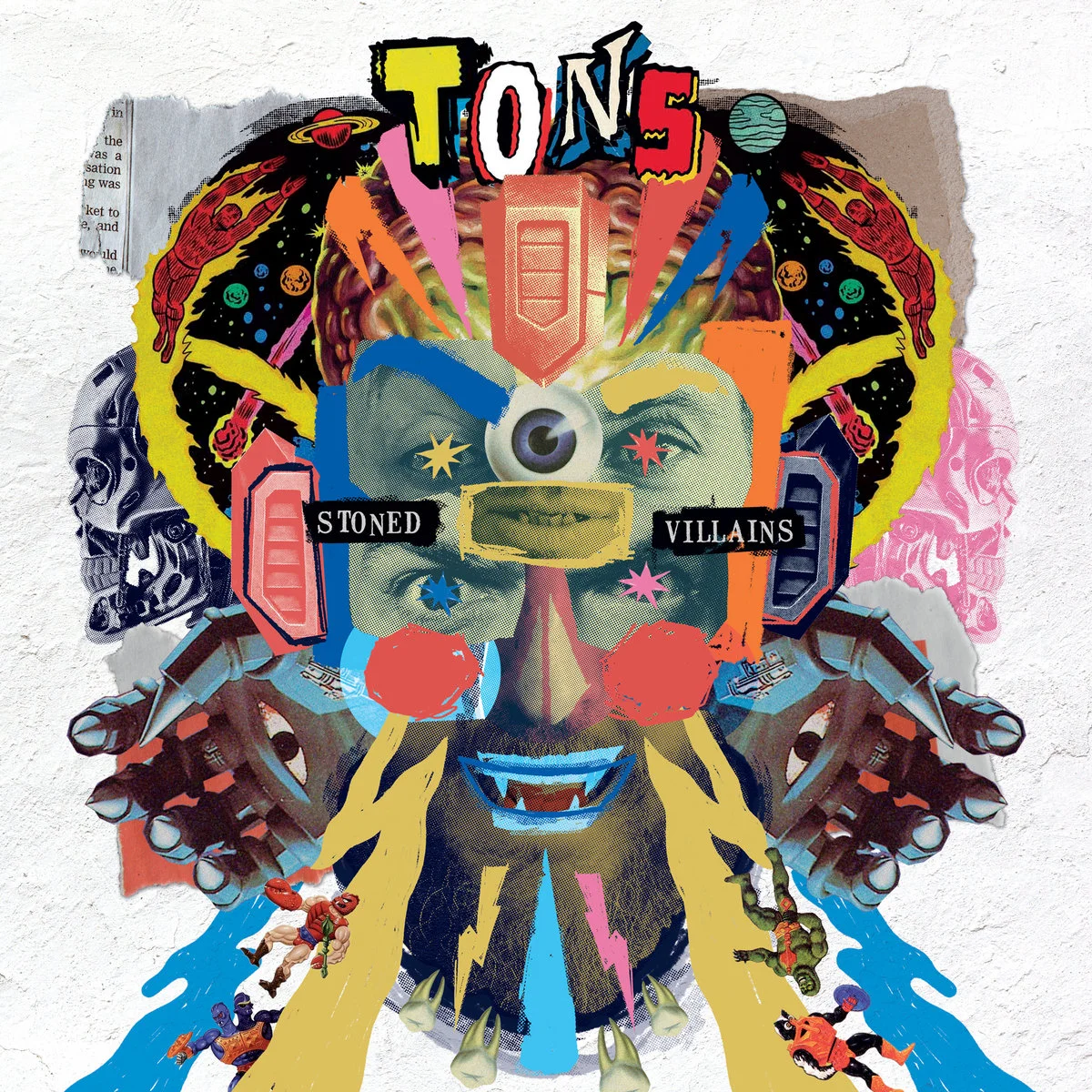 TONS · Stoned Villains | PINK LP (Stoner Rock/Psychedelic Rock Vinyl) · Picture 1