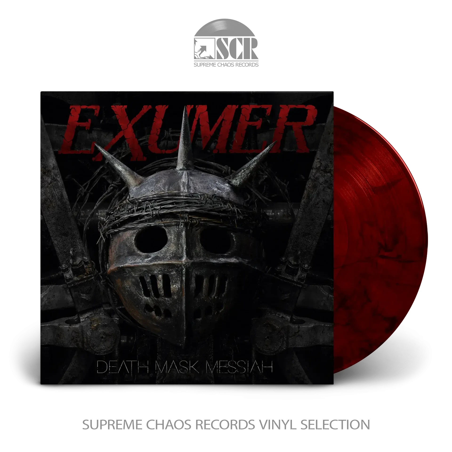 EXUMER · Death Mask Messiah | RED BLACK GALAXY LP (Thrash Metal Vinyl)
