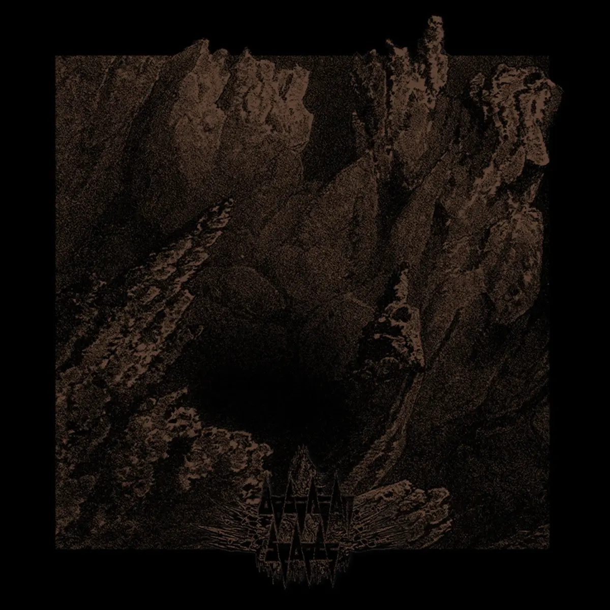 OBSIDIAN SCAPES · Death Chants Echo From Aphotic Void | TRANSPARENT SAND 2LP (Doom Metal Vinyl) · Picture 1