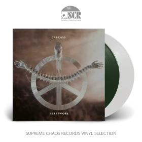 CARCASS · Heartwork | GREEN/WHITE 2LP (Death Metal/Grindcore Vinyl)