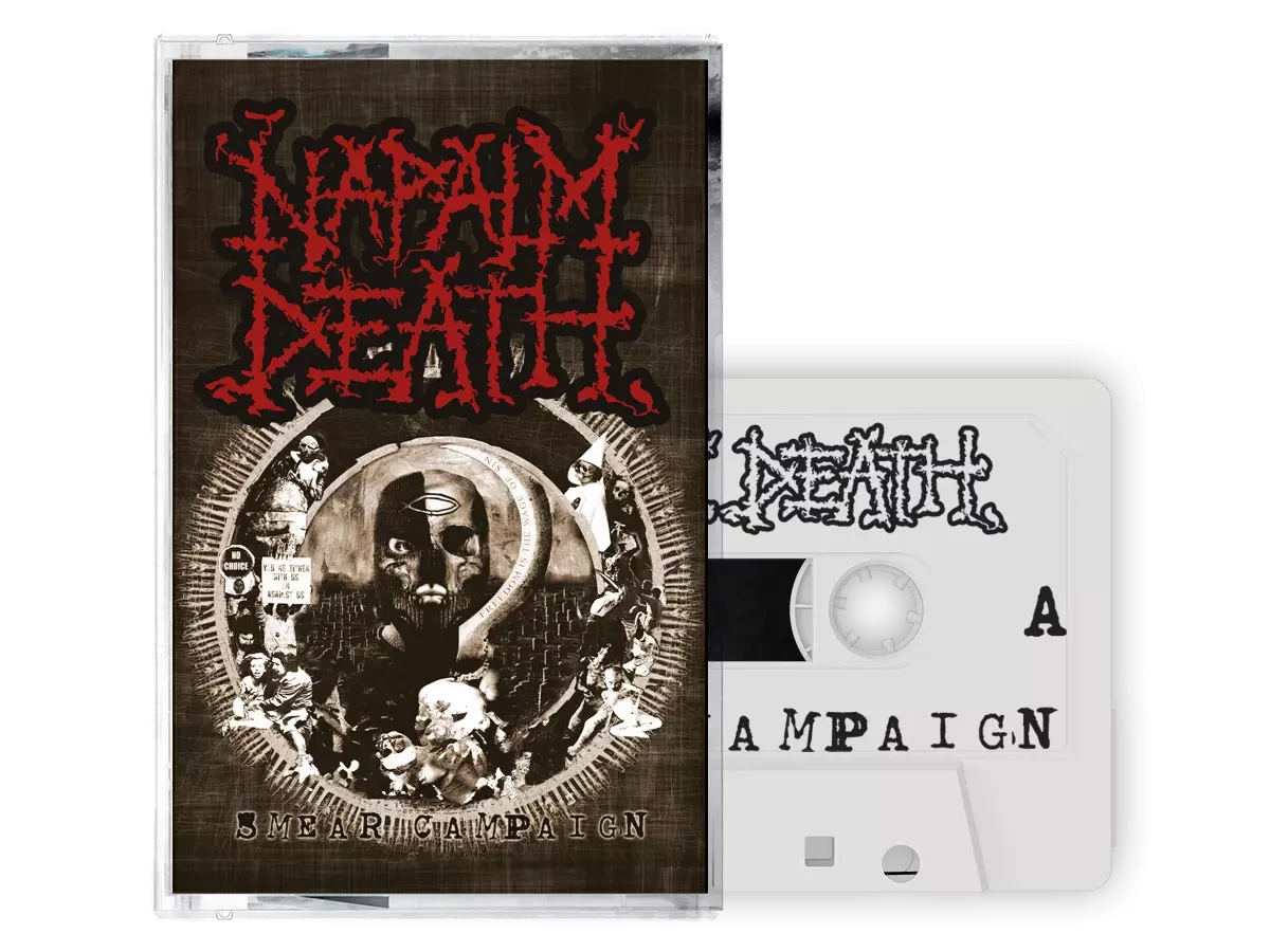 NAPALM DEATH · Smear Campaign | WHITE TAPE (Grindcore Tapes)