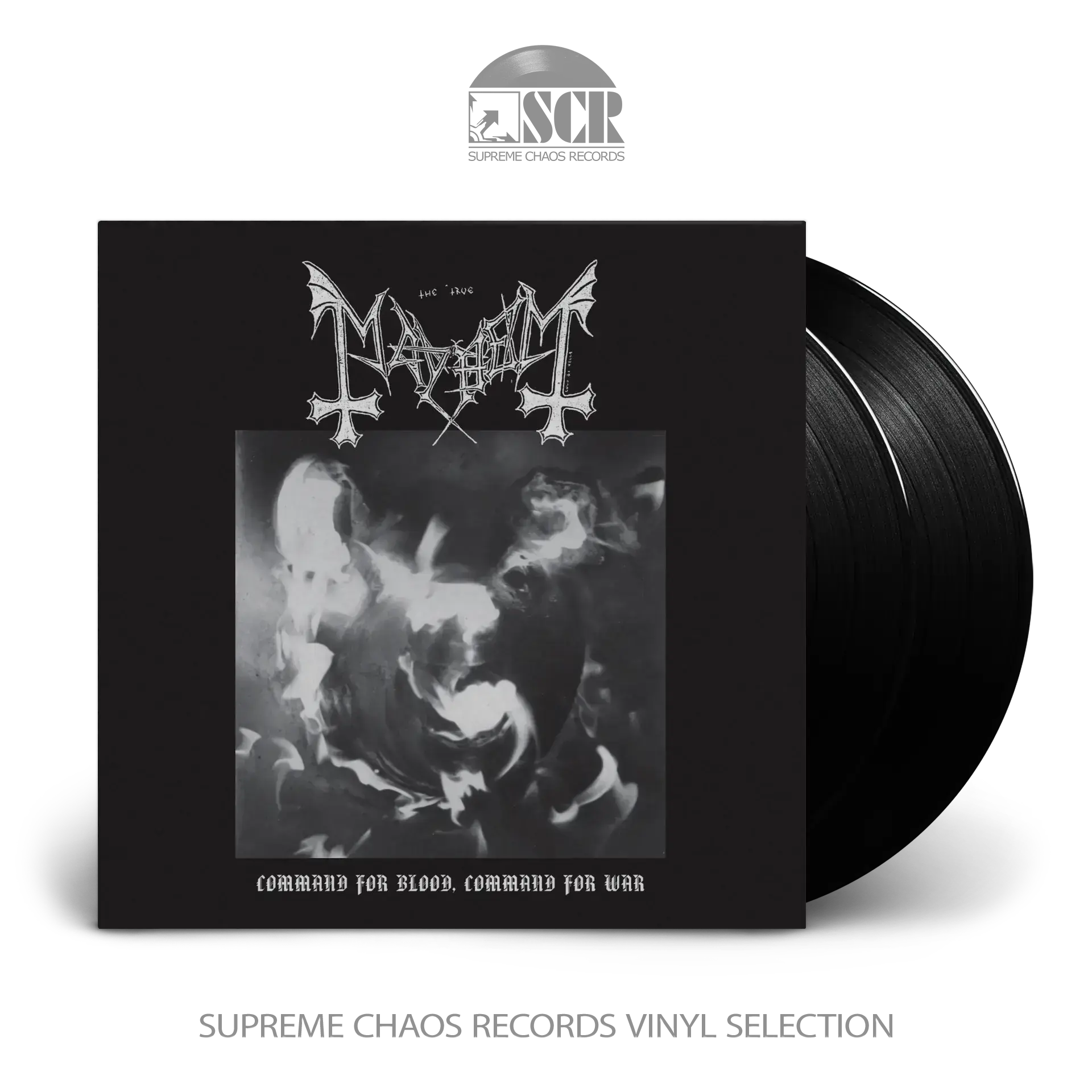 MAYHEM · Command For Blood, Command For War | BLACK 2LP (Black Metal Vinyl)