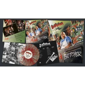DESTRUCTION · Mad Butcher | CLEAR/YELLOW/RED FIRE SPLATTER LP (Thrash Metal Vinyl) · Picture 2