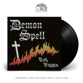 DEMON SPELL · Evil Nights | BLACK LP (Heavy Metal Vinyl)