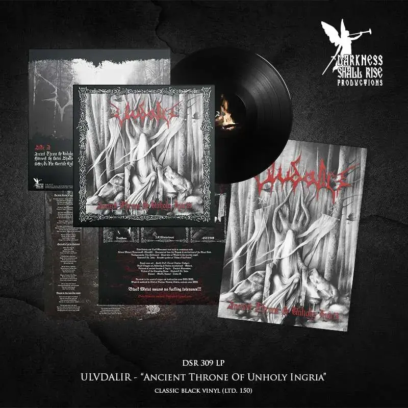 ULVDALIR · Ancient Throne Of Unholy Ingria | BLACK LP (Black Metal Vinyl) · Picture 2