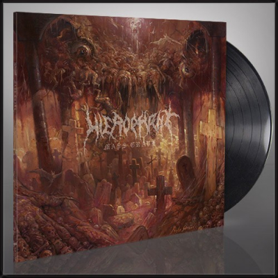 HIEROPHANT · Mass Grave | BLACK LP (Black Metal Vinyl)