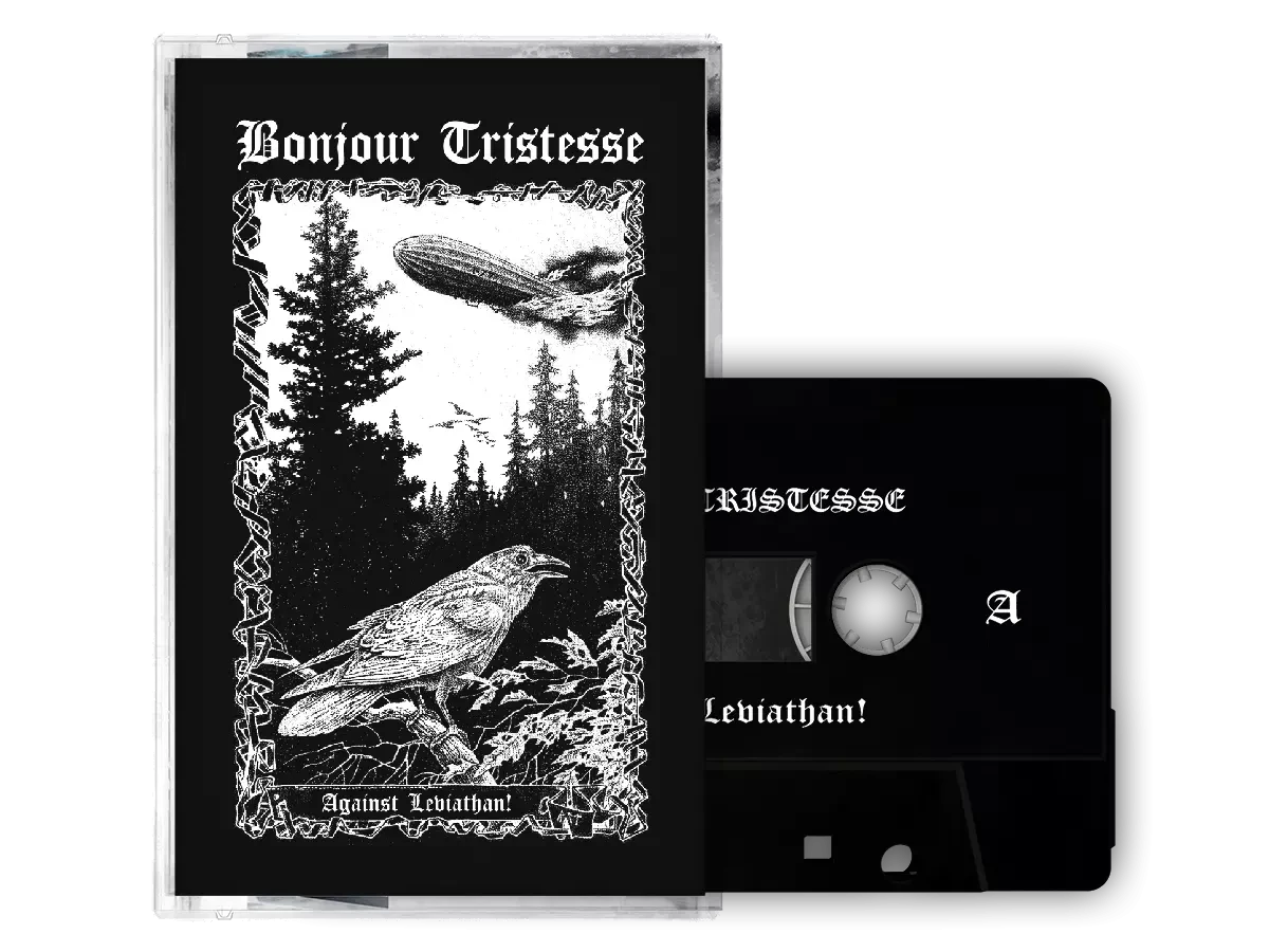 BONJOUR TRISTESSE · The World Without Us / Against Leviathan | WOODEN BLACK TAPE BOX SET (Black Metal Tapes) · Picture 3