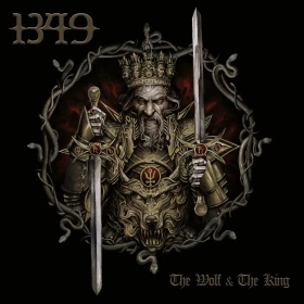 1349 · The Wolf & The King | CRYSTAL CLEAR/BLACK MARBLED 2LP (Black Metal Vinyl) · Picture 1