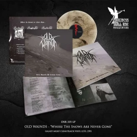 OLD WAINDS · Where The Snows Are Never Gone... | GALAXY MILKY CLEAR BLACK LP (Black Metal Vinyl) · Picture 3