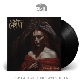 KARLOFF · Revered by Death | BLACK LP (Black Metal Vinyl)