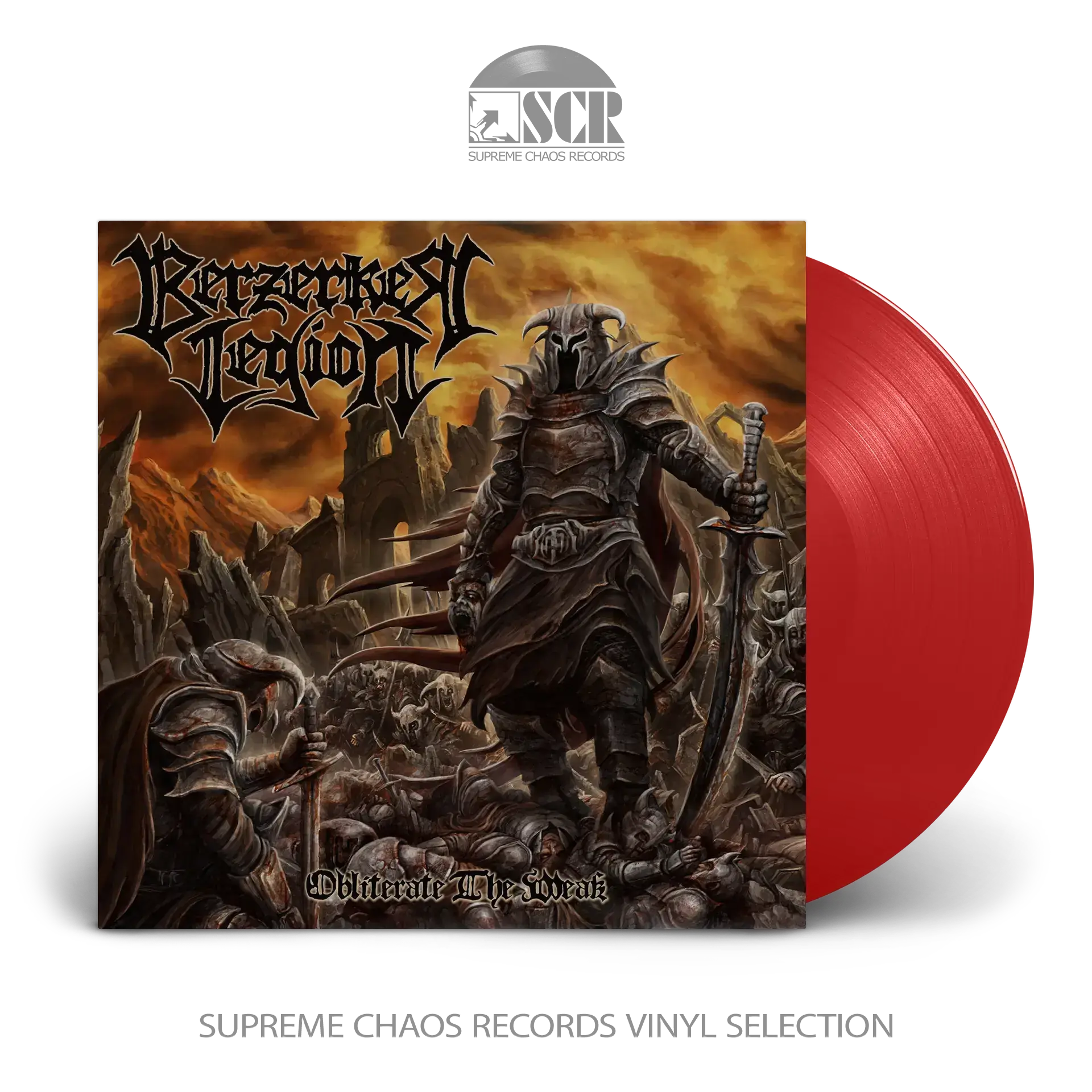 BERZERKER LEGION · Obliterate the Weak | RED LP (Death Metal Vinyl)