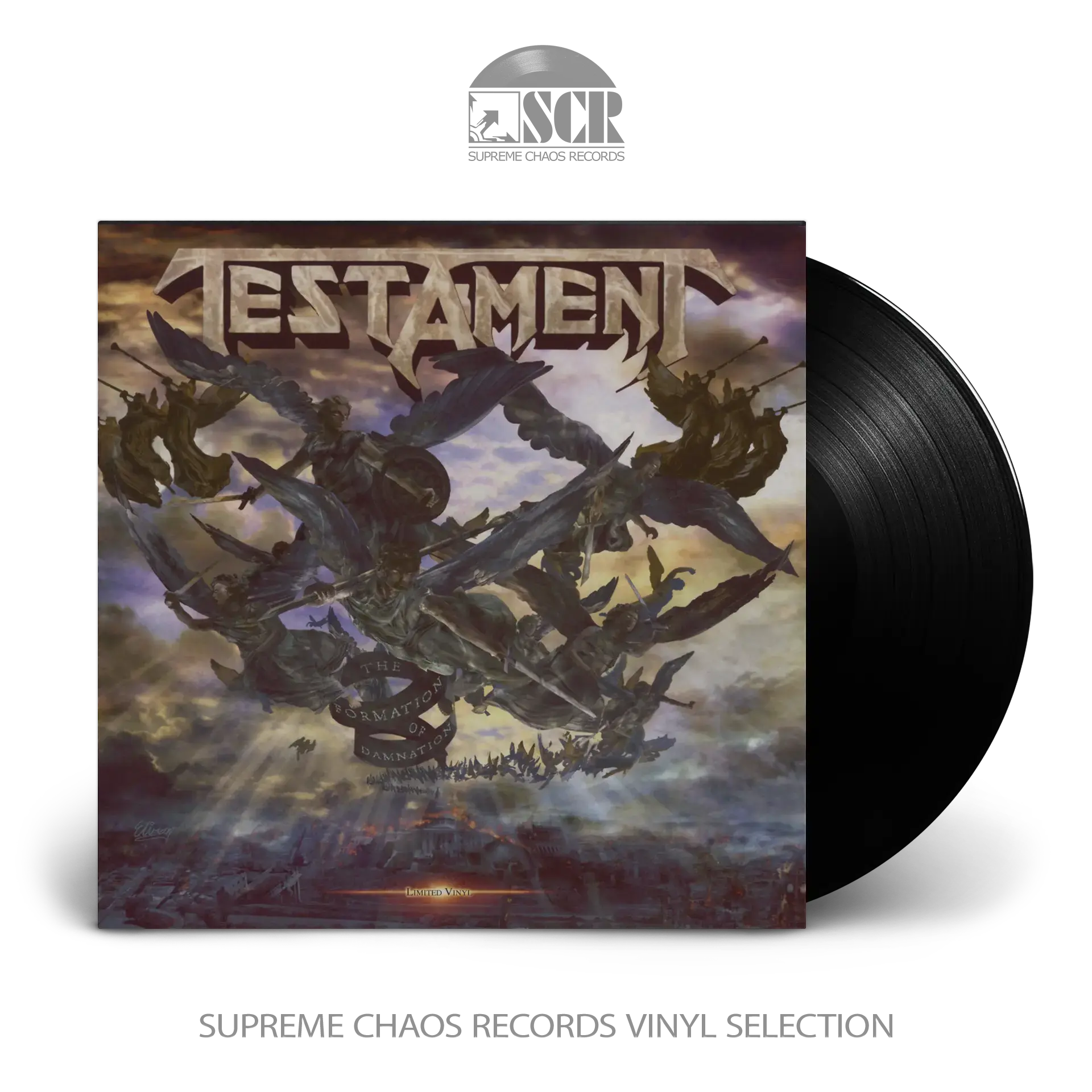 TESTAMENT · The Formation Of Damnation (Re-Release, B-Stock) | BLACK LP (Thrash Metal Vinyl)