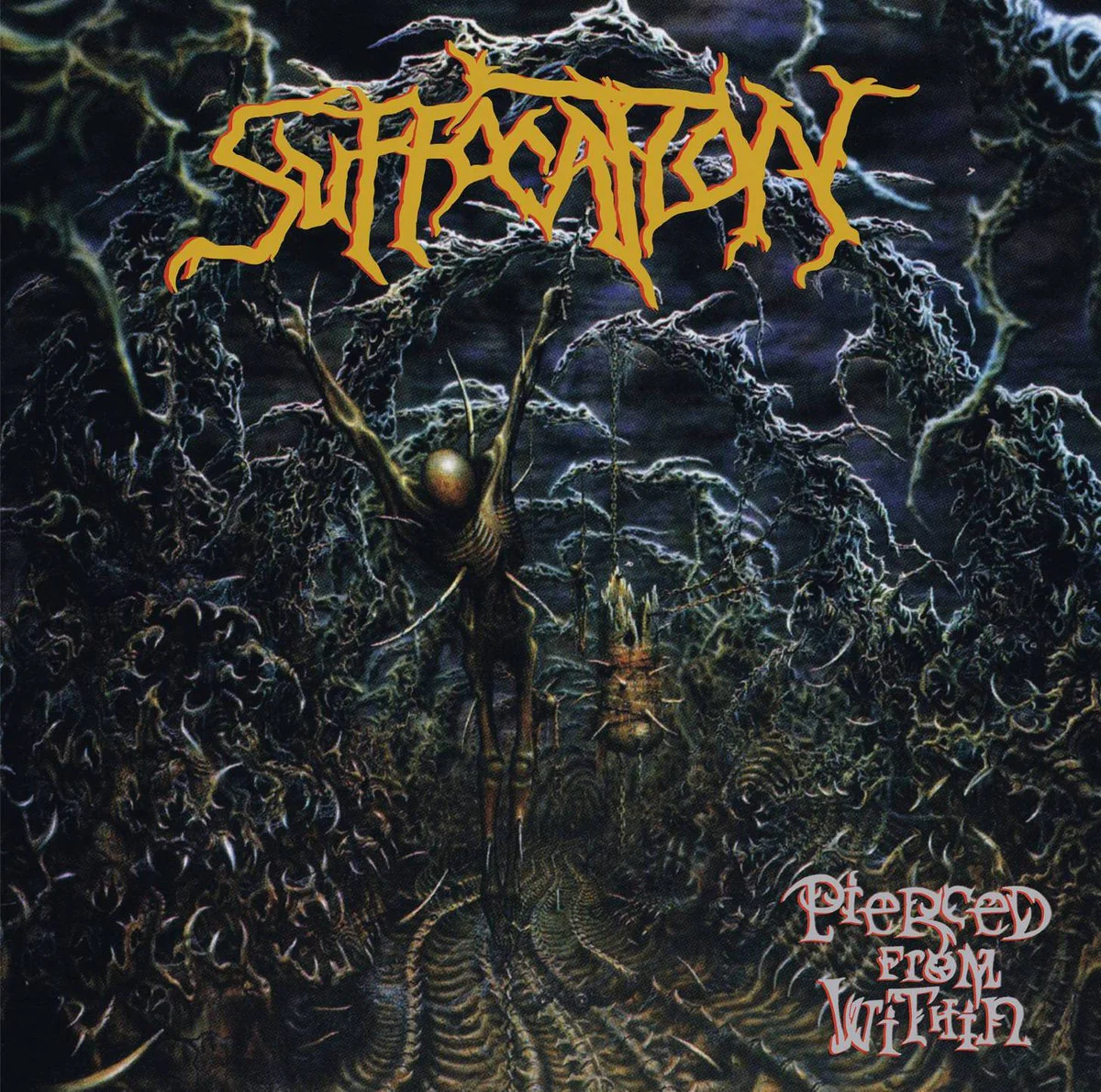 SUFFOCATION · Pierced From Within | TRANSPARENT BLUE LP (Death Metal Vinyl) · Picture 1