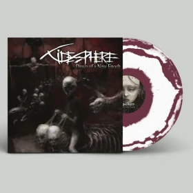 CIDESPHERE · Dawn of a New Epoch | MAROON WHITE SWIRL LP (Death Metal Vinyl)