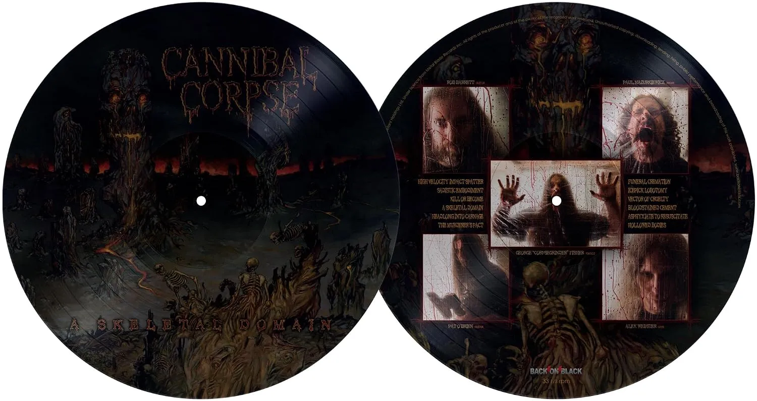 CANNIBAL CORPSE · A Skeletal Domain | PICTURE DISC LP (Death Metal Vinyl)