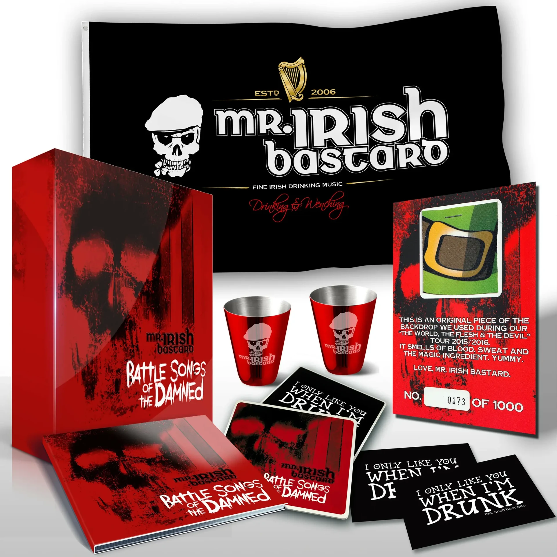 MR. IRISH BASTARD - Battle Songs Of The Damned · LIMITED FAN BOX