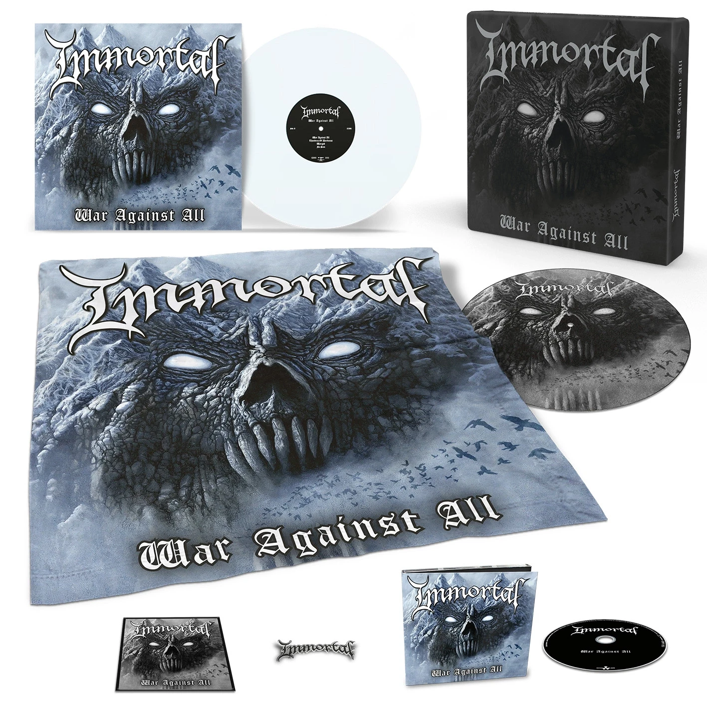 IMMORTAL · War Against All (Exclusive Boxset) | POLAR WHITE VINYL BOX SET (Black Metal Vinyl)