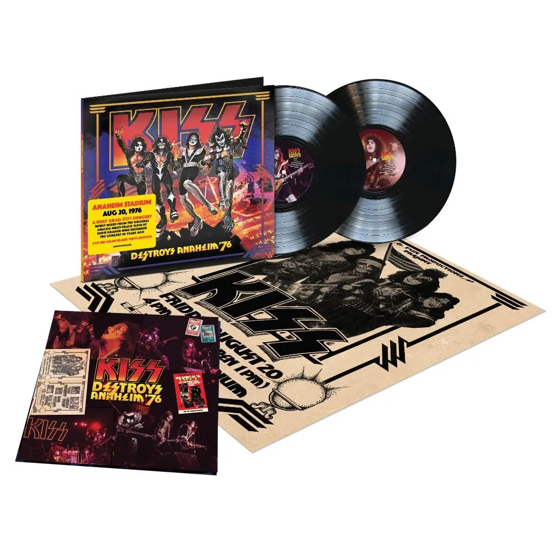 KISS - Destroys Anaheim '76 [BLACK 2LP] (Hard Rock Vinyl) · Picture 2