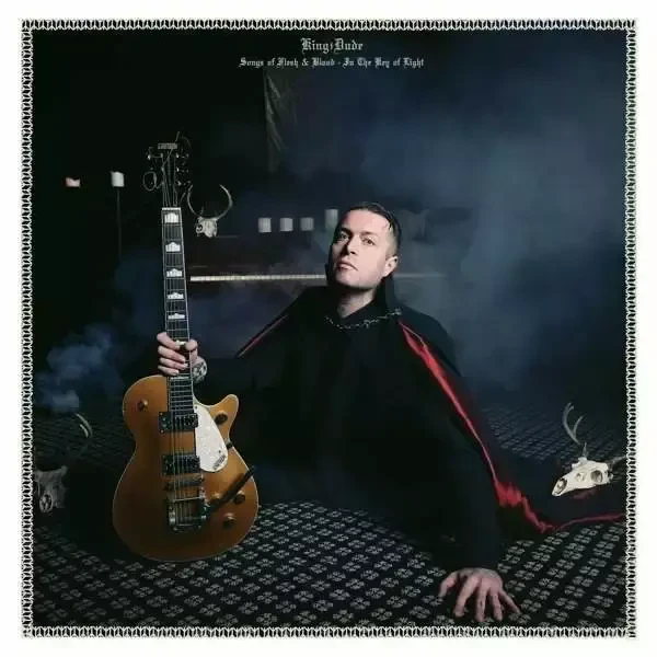 KING DUDE · Songs Of Flesh & Blood - In The Key Of Light | AMBER MARBLED LP (Folk Vinyl) · Picture 1