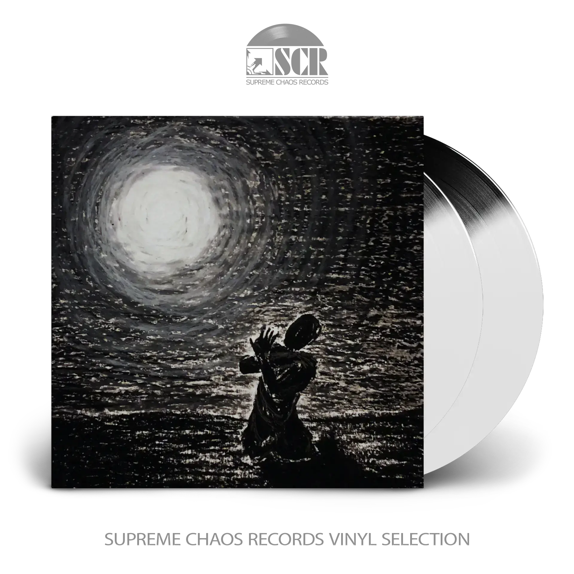 NOCTE OBDUCTA · Irrlicht (Es schlägt dem Mond ein kaltes Herz) (B-Stock) | BLACK/WHITE 2LP (Black Metal Vinyl)