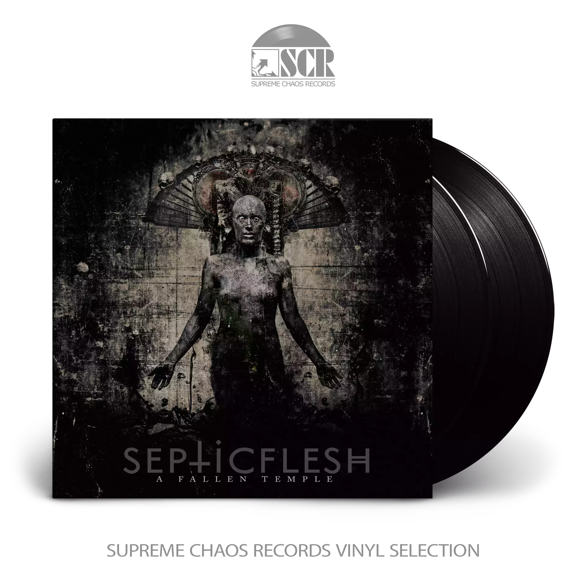 SEPTICFLESH · A Fallen Temple | BLACK DLP (Death Metal Vinyl)