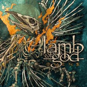 LAMB OF GOD · Omens | WHITE/SKYBLUE LP (Heavy Metal Vinyl) · Picture 1