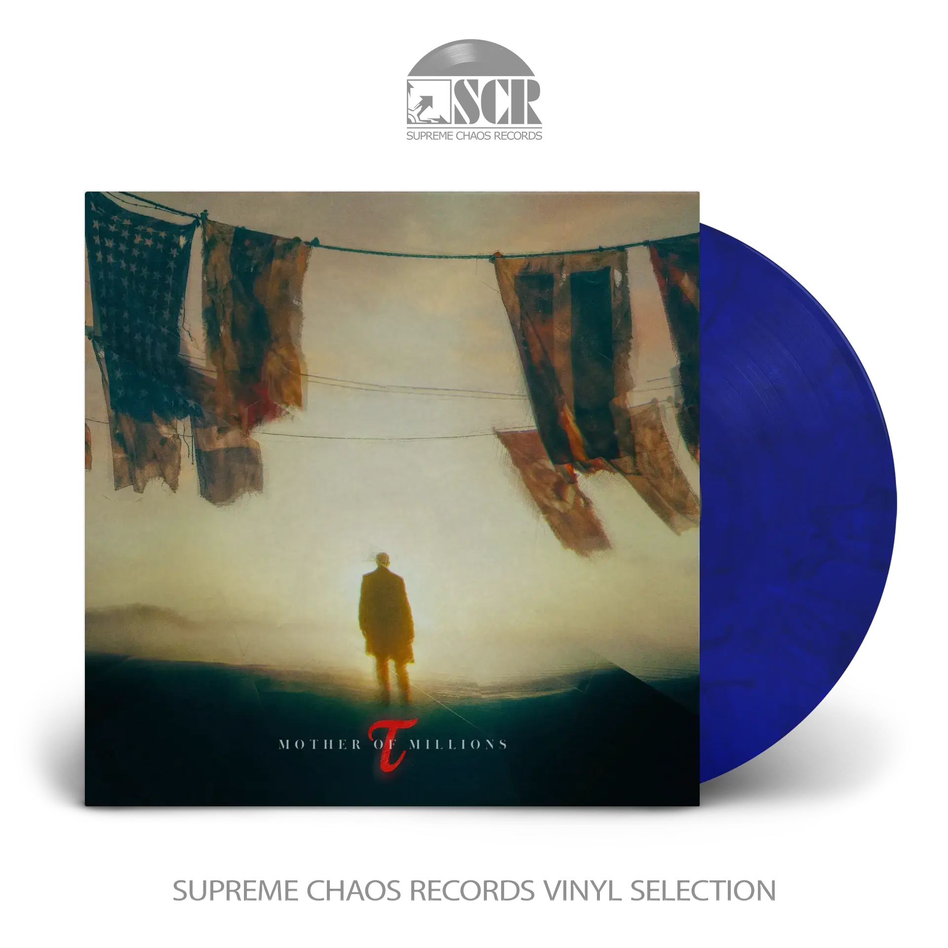 MOTHER OF MILLIONS - T [BLUE MARBLED LP] (Progressive Metal Vinyl)