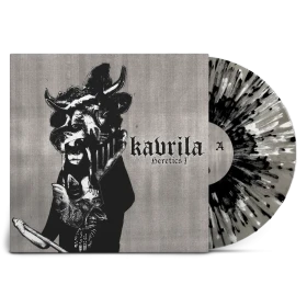 KAVRILA · Heretics I | CLEAR MARBLED WHITE/BLACK SPLATTER LP+SHIRT BUNDLE (Sludge/Doom Metal/Black Metal/Hardcore Vinyl) · Picture 1