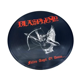 BLASPHEMY · Fallen Angel of Doom | PICTURE LP (Black Metal Vinyl)