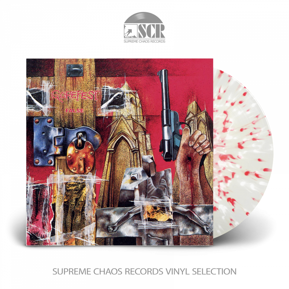 GOREFEST · False | CLEAR/RED/WHITE LP (Death Metal Vinyl)