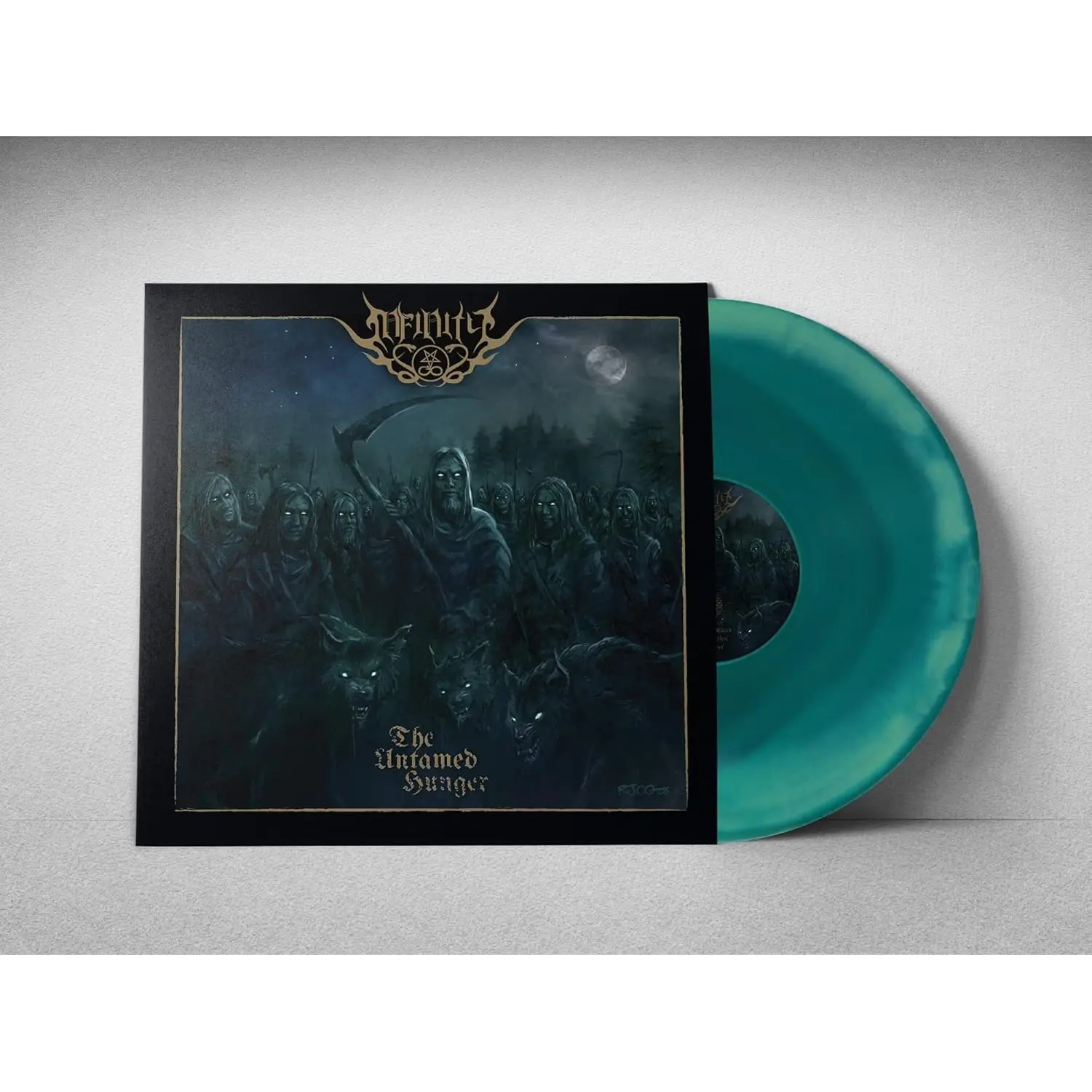 INFINITY · The Untamed Hunger | SWIRL LP (Black Metal Vinyl) · Picture 1