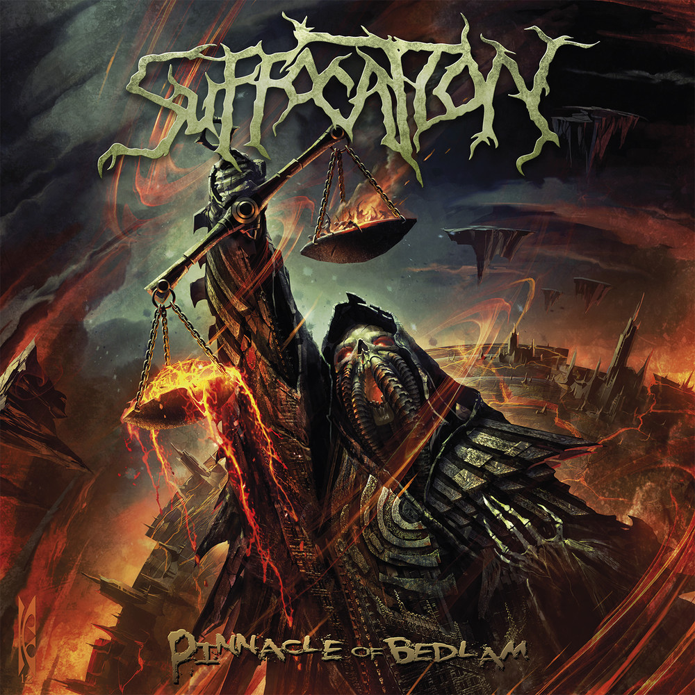 SUFFOCATION · Pinnacle Of Bedlam | ORANGE/GREY/GREEN LP (Death Metal Vinyl) · Picture 1