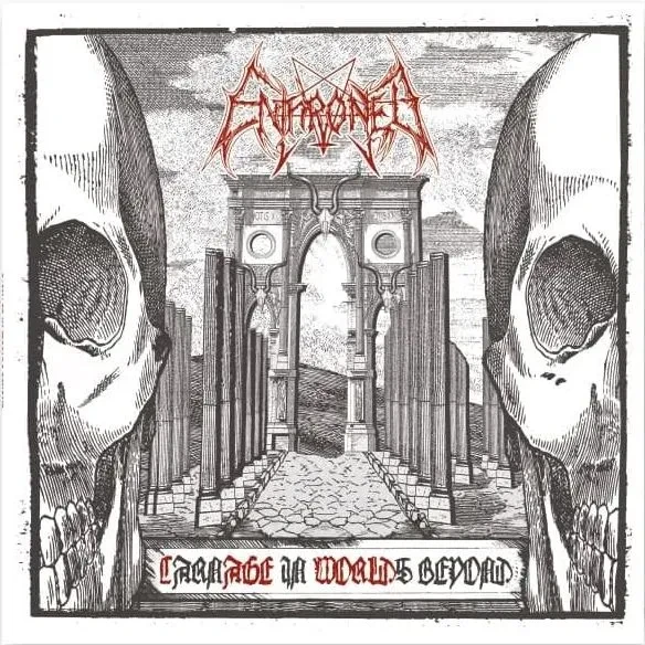 ENTHRONED · Carnage in Worlds Beyond | WHITE LP (Black Metal Vinyl) · Picture 1