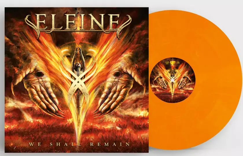 ELEINE · We Shall Remain | ORANGE/WHITE MARBLED LP (Symphonic Metal/Heavy Metal Vinyl)