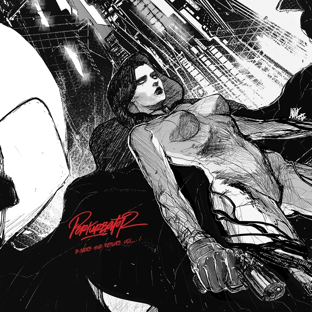 PERTURBATOR · B-Sides And Remixes Vol. I | BLACK 2LP (Dark Electro/Synthwave Vinyl) · Picture 1
