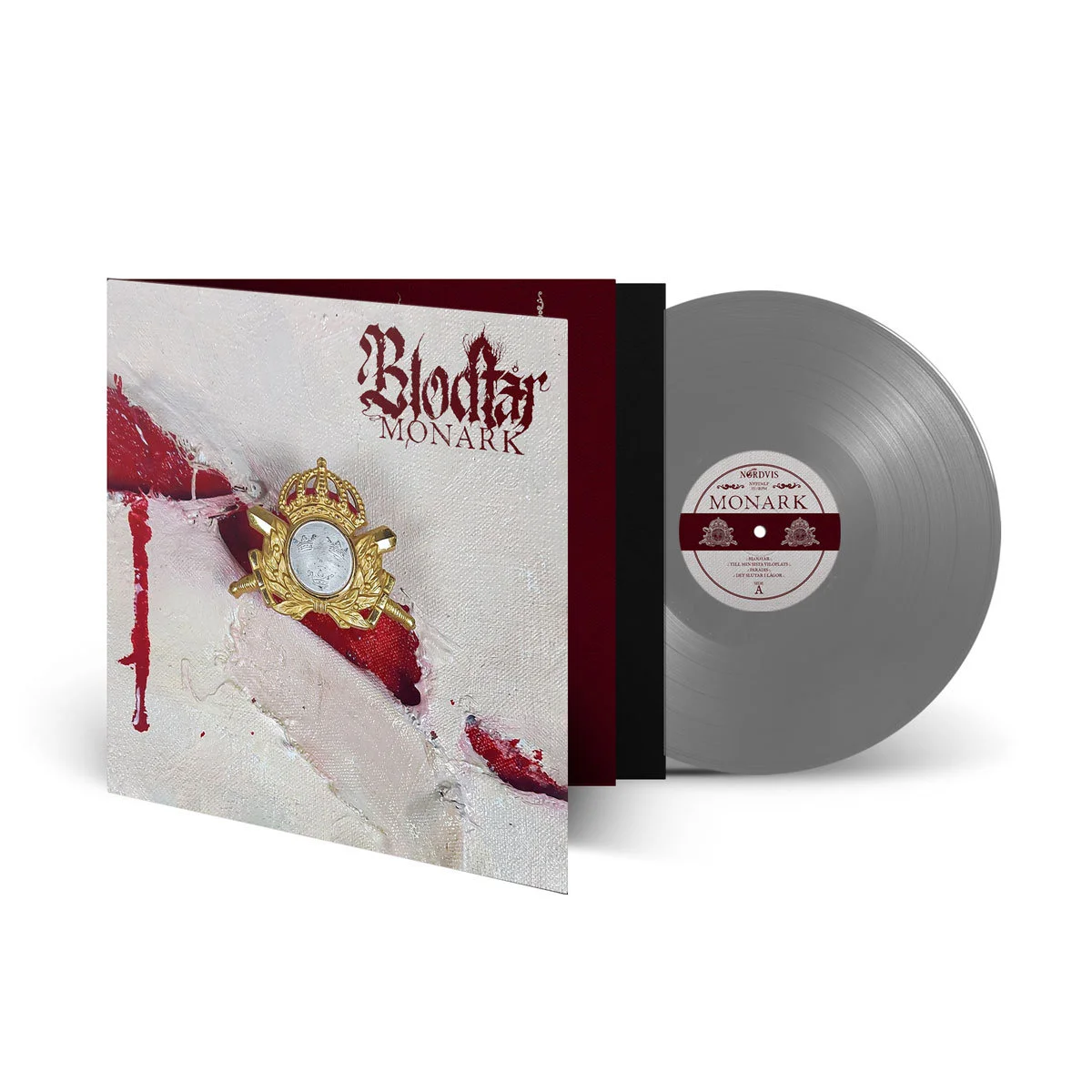BLODTÅR · Monark | SILVER LP (Black Metal Vinyl) · Picture 2