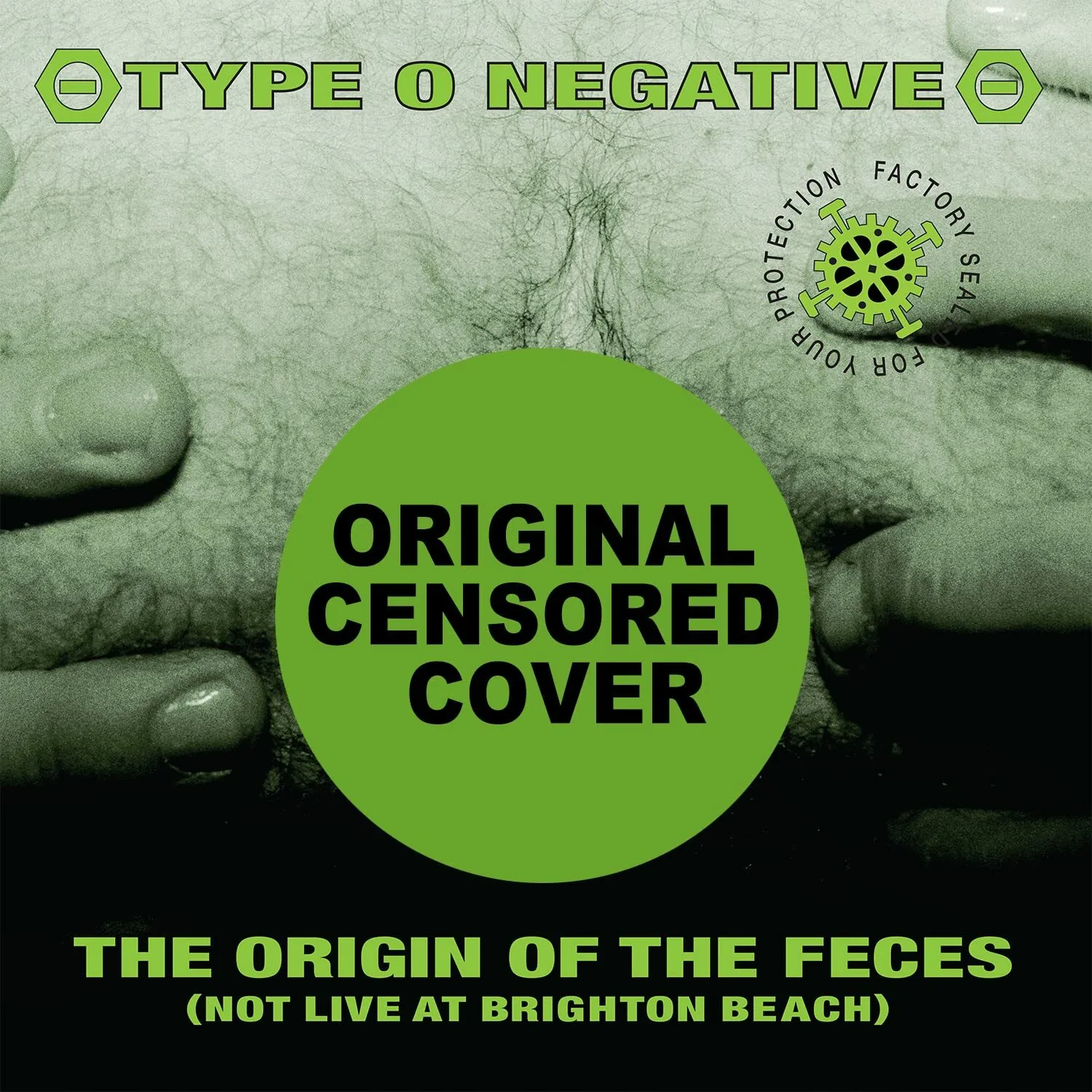 TYPE O NEGATIVE · The Origin Of The Feces | DELUXE GREEN/BLACK 2LP (Gothic Metal Vinyl) · Picture 1