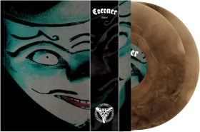 CORONER · Grin | CLEAR/BLACK MARBLED 2LP (Thrash Metal/Progressive Metal Vinyl) · Picture 2