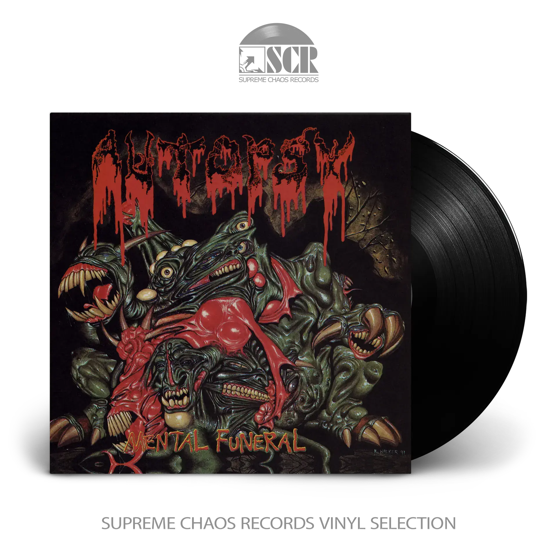 AUTOPSY · Mental Funeral | BLACK LP (Death Metal Vinyl)