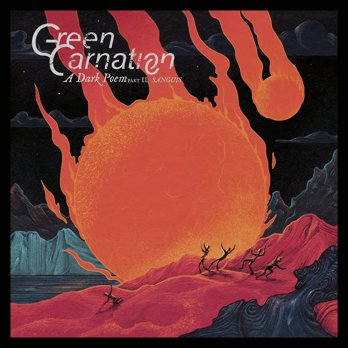 GREEN CARNATION · A Dark Poem, Part II: Sanguis | YELLOW/RED MARBLED LP (Progressive Metal Vinyl) · Picture 1