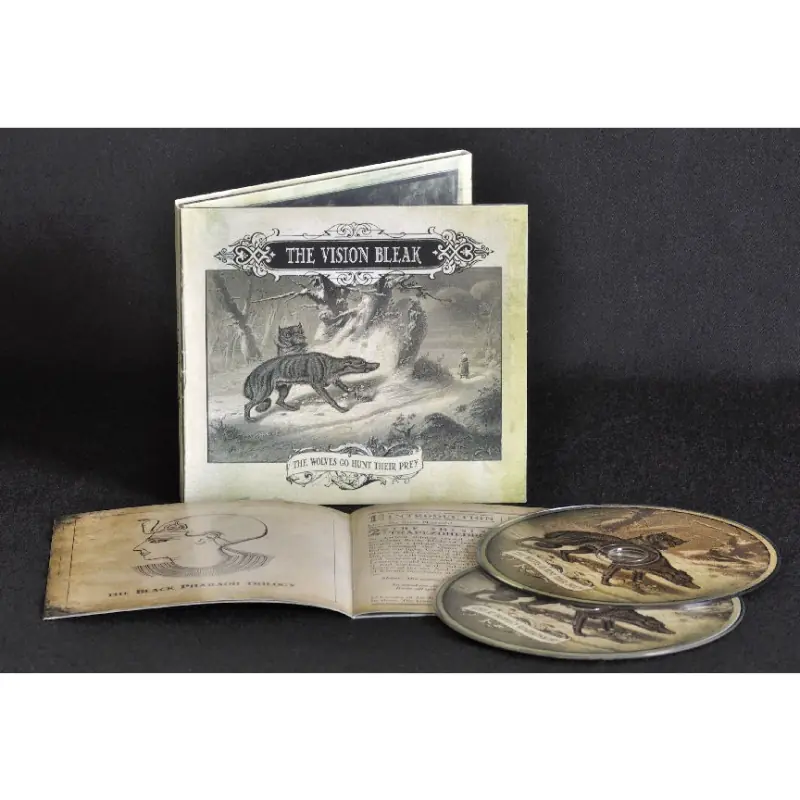 THE VISION BLEAK · The Wolves Go Hunt Their Prey (Deluxe) | CD+DVD (Gothic Metal/Heavy Metal/Horror Metal CDs) · Picture 1